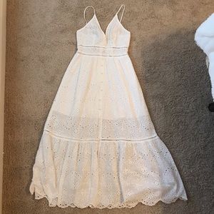 NWT Simplee Eyelet Maxi Dress
